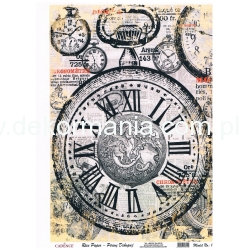 CADENCE Papier ryżowy  format A4  ( 148 ) zegar
